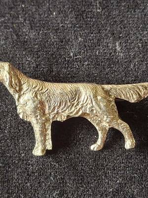 Sterling Silver English Setter Brooch