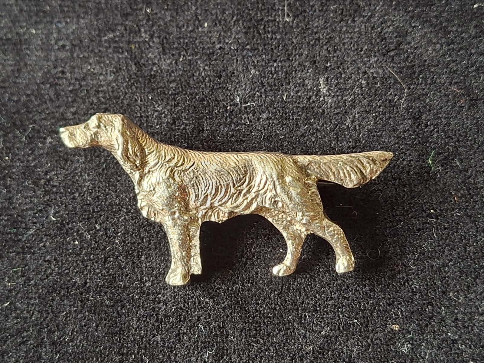 Sterling Silver English Setter Brooch