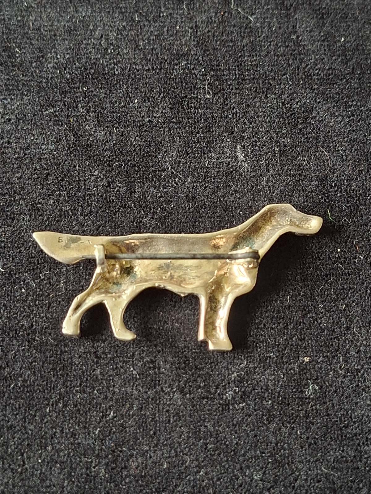 Sterling Silver English Setter Brooch - Image 5