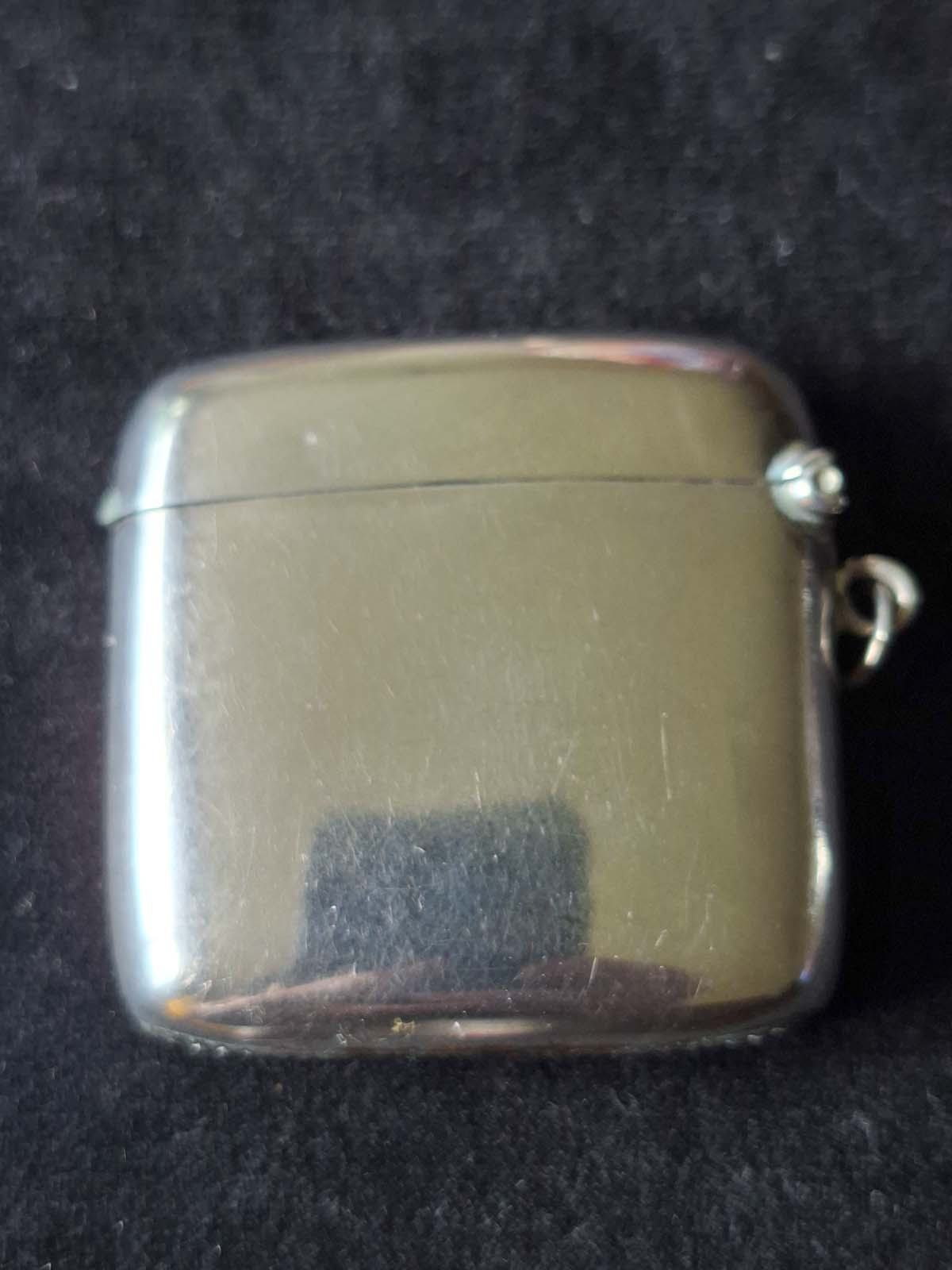 Sterling Silver Vester Case Sheffield 1900