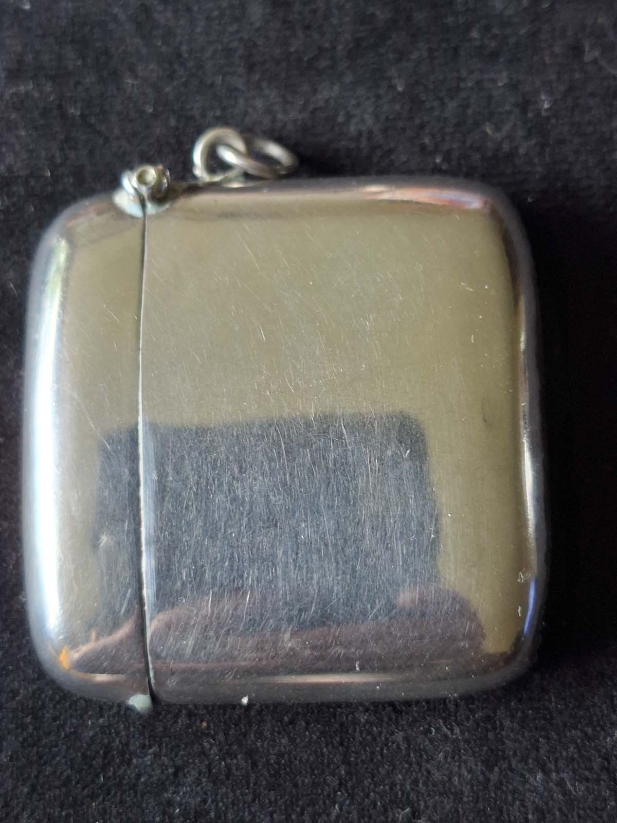 Sterling Silver Vester Case Sheffield 1900 - Image 2