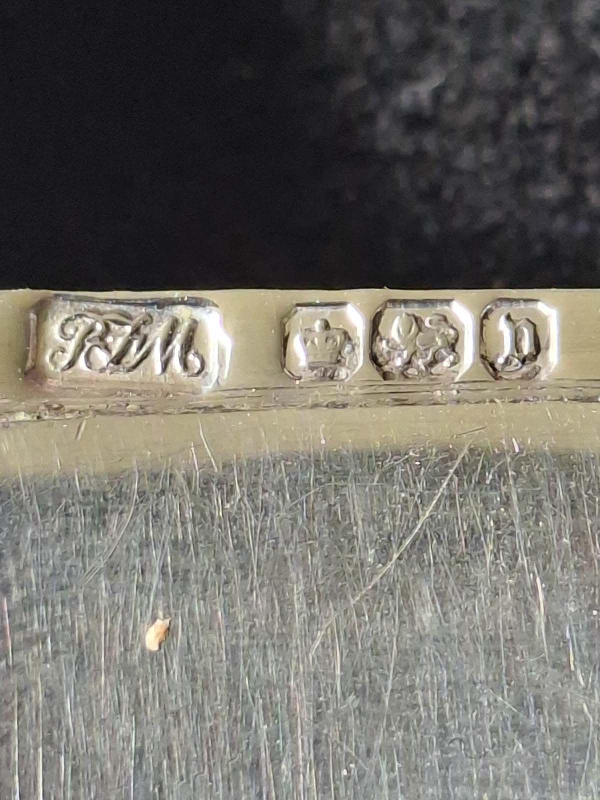 Sterling Silver Vester Case Sheffield 1900 - Image 6