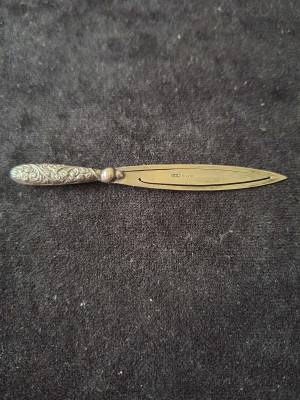 An Antique Sterling Silver Bookmark by English firm Chrisford and Norris