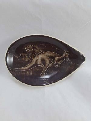 Little Sydney Pottery Australia Kangaroo Dish