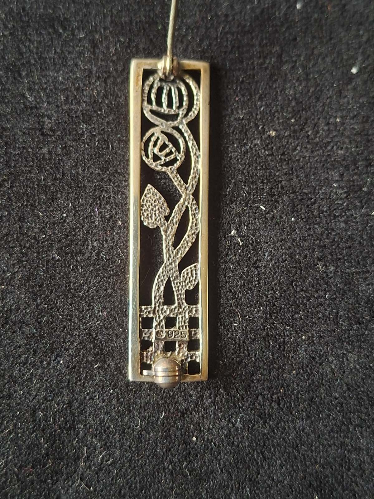 Ortak Sterling Silver Charles Rennie Mackintosh Pendant - Image 3
