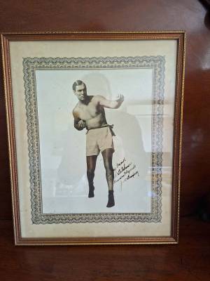 Signed Photograph of Heavyweight Boxing Champion Jack Dempsey