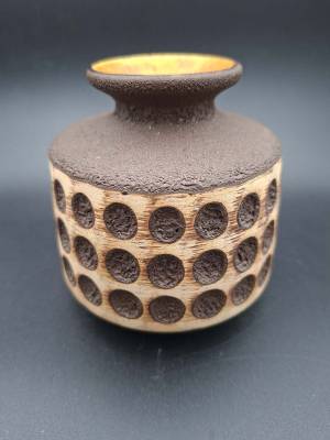 A Mid-century Vintage West German Ubelacker Fat Lava Vase