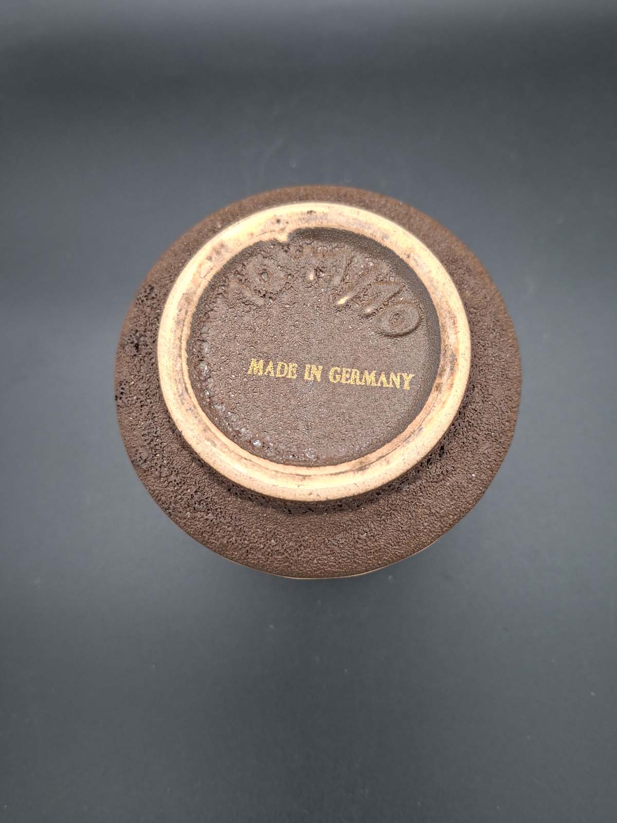 A Mid-century Vintage West German Ubelacker Fat Lava Vase - Image 6