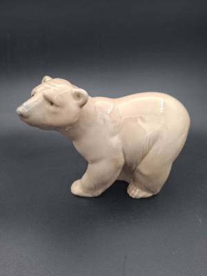 Lladro “Attentive Polar Bear” Brown No. 1207