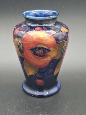 Small Moorcroft Pomegranate Vase