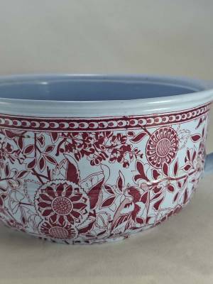 Rare Brown Westhead Moore & Co Chamber Pot (Double Registered)