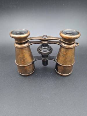 Edwardian Field Glasses with Compass