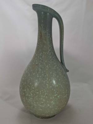 Large Gunnar Nylund for Rorstrand Sweden Pottery Handled Vase