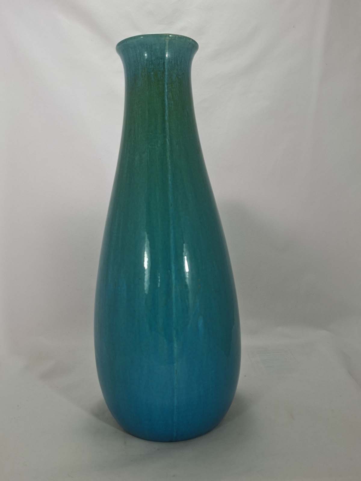 Tall Mansfield Ware Pottery Vase - Image 4