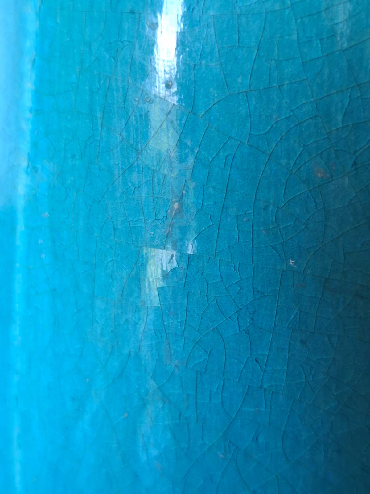 Tall Mansfield Ware Pottery Vase - Image 7