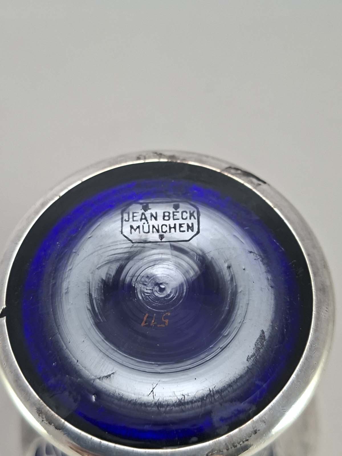 Jean Beck (Signed) Silver Overlay Vase - Image 7