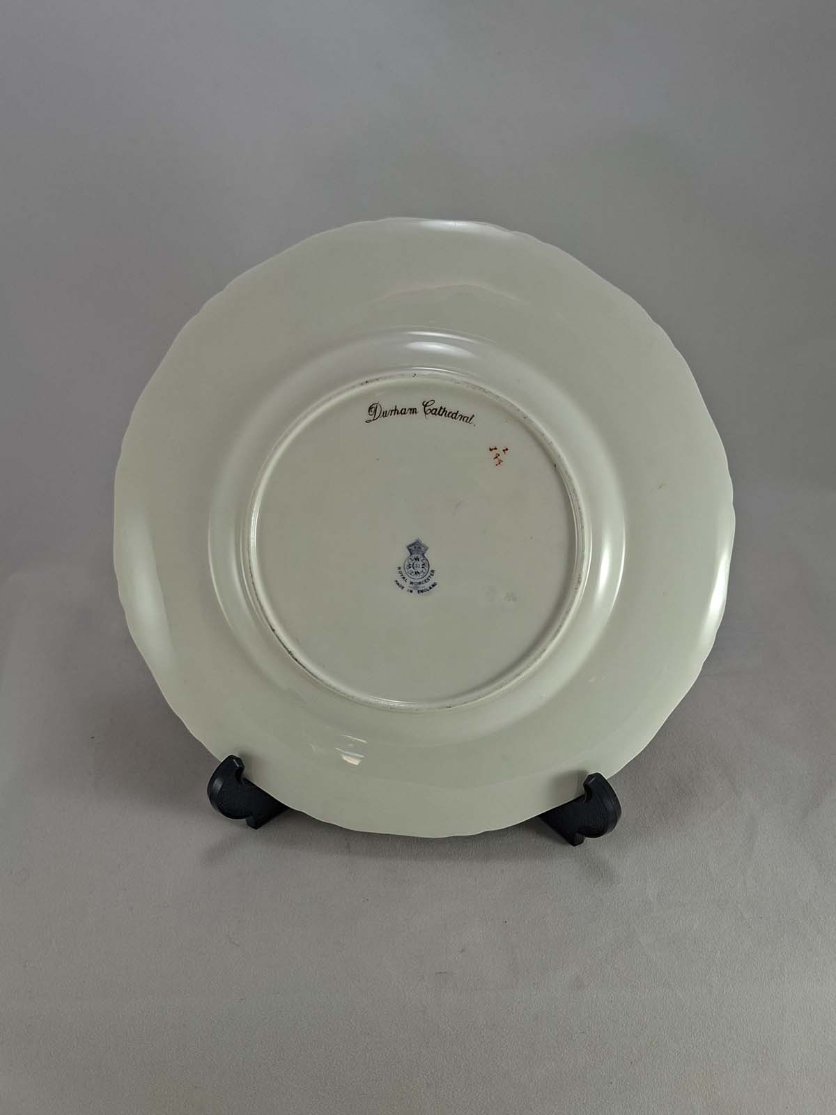 Royal Worcester Durham Cathedral Cabinet Plate (Signed) - Image 4