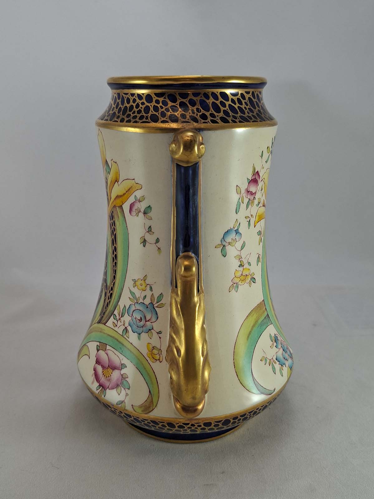 Wileman & Co Faience Old Chelsea Vase - Image 2