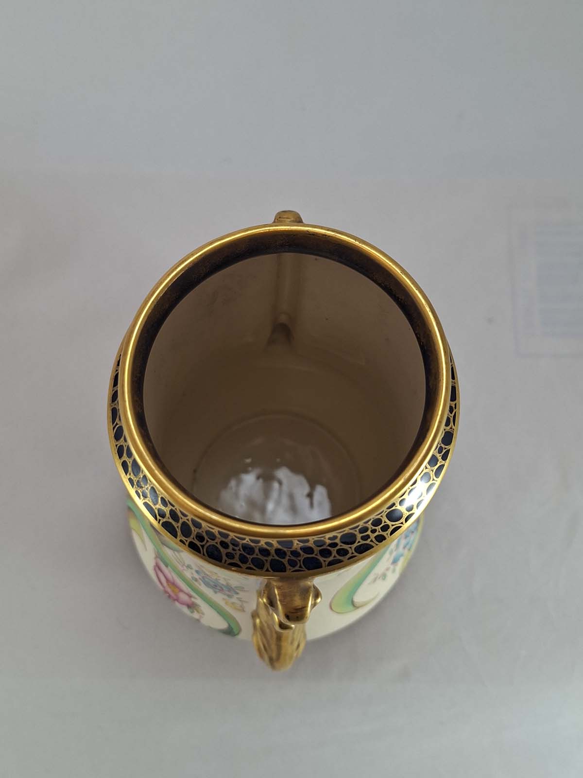 Wileman & Co Faience Old Chelsea Vase - Image 5