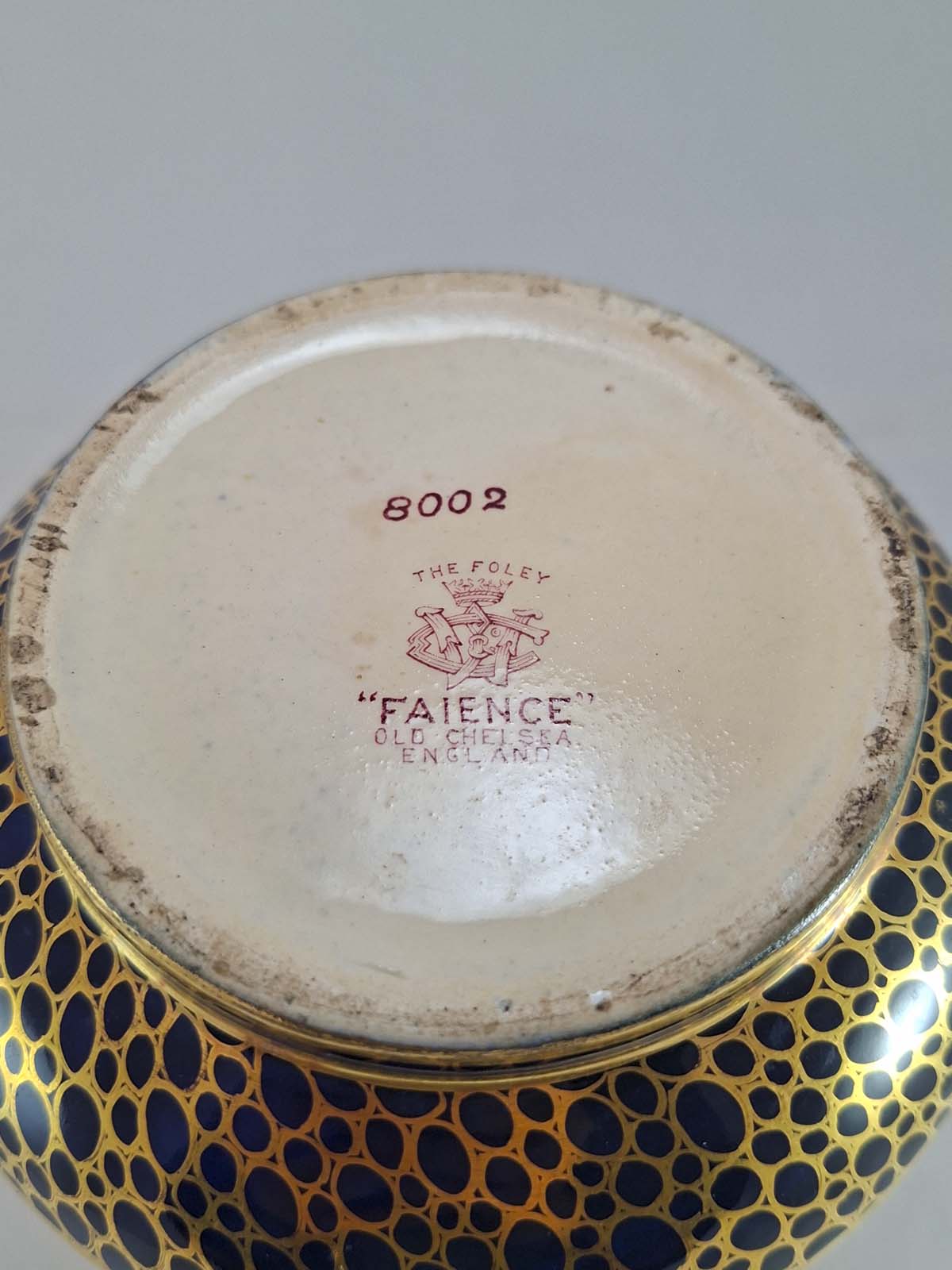 Wileman & Co Faience Old Chelsea Vase - Image 6