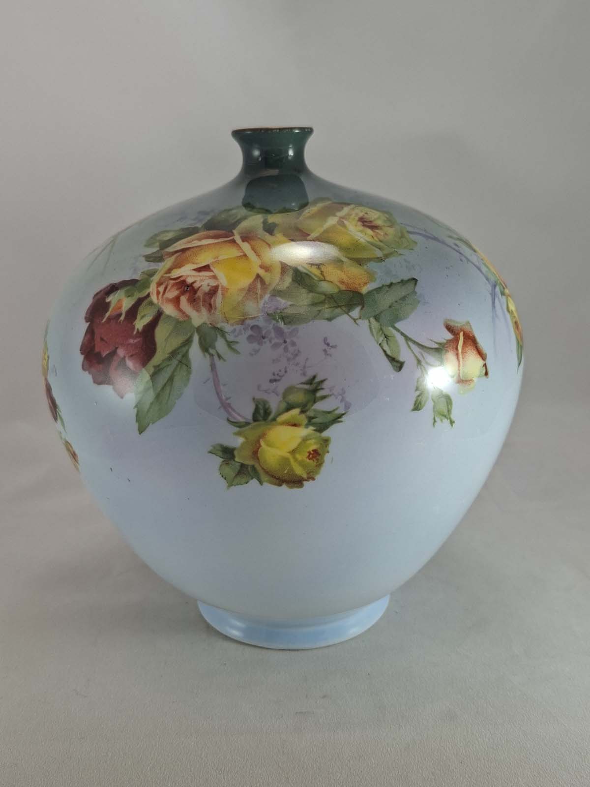 Doulton Burslem Rose Design Vase - Image 3