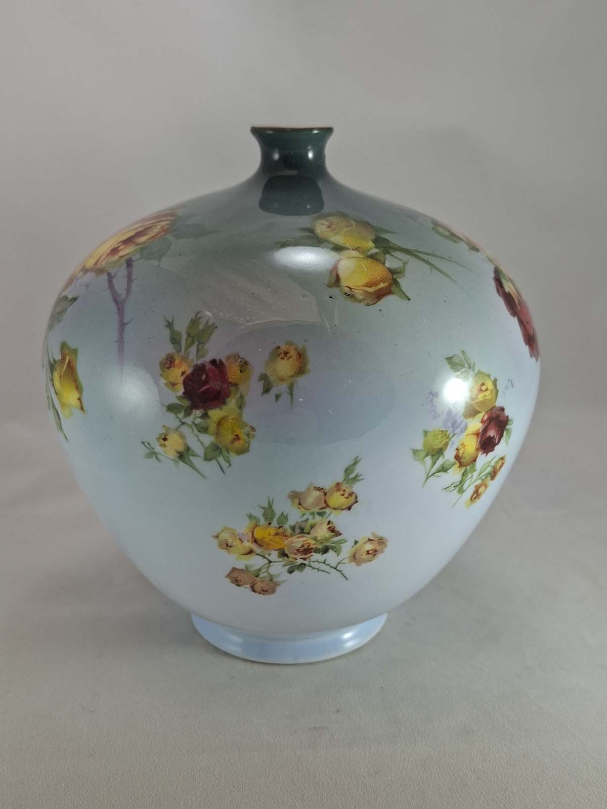 Doulton Burslem Rose Design Vase - Image 4