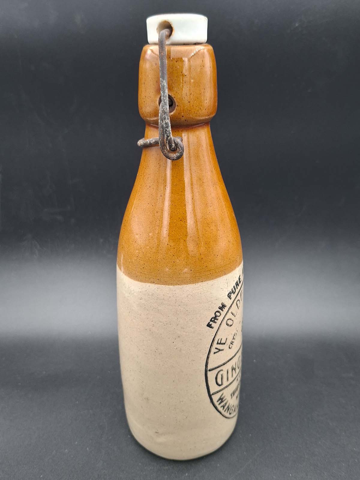 Thomson Lewis Wellington, Wanganui & Petone Ginger Beer Bottle - Image 2