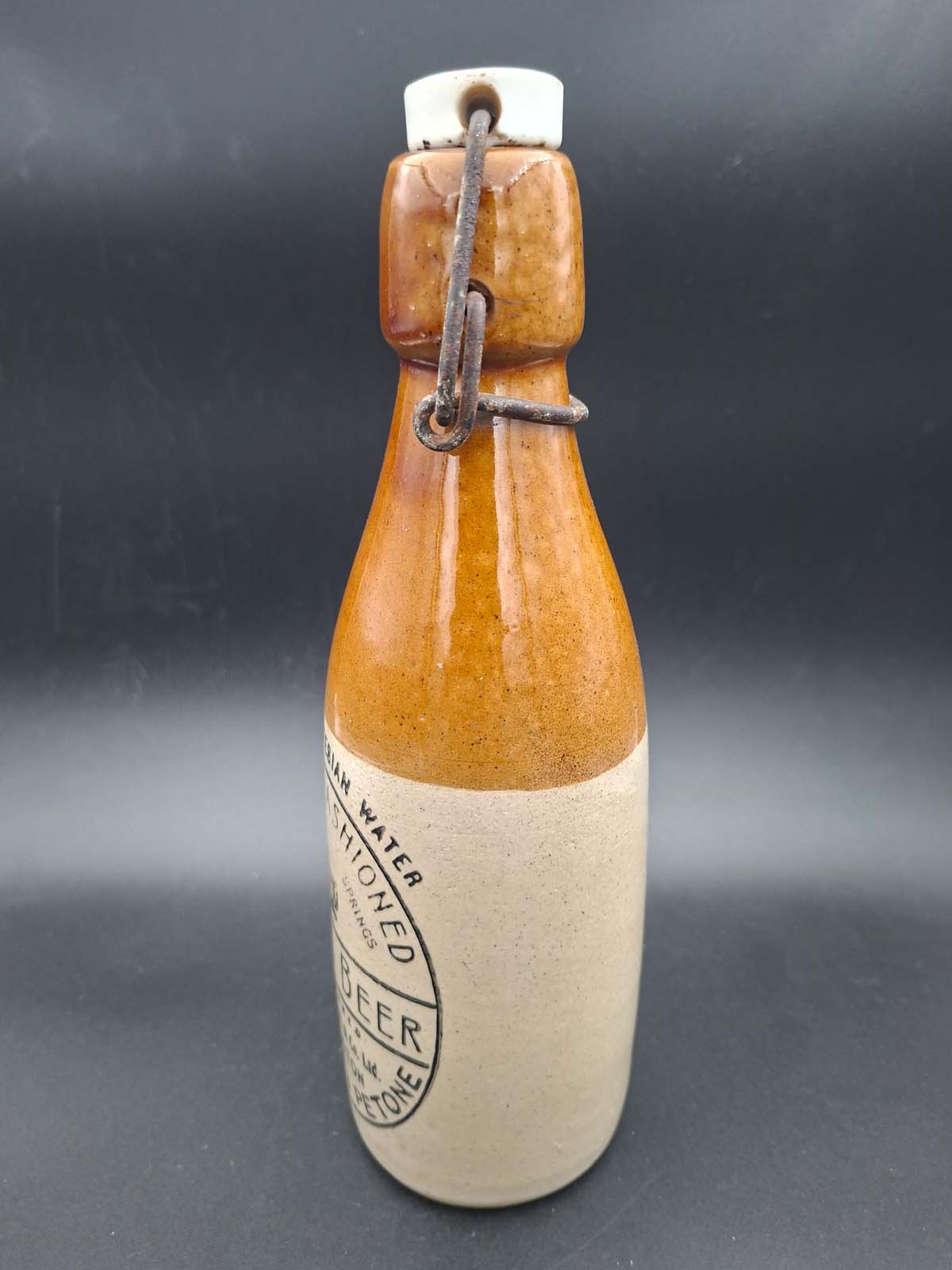 Thomson Lewis Wellington, Wanganui & Petone Ginger Beer Bottle - Image 5