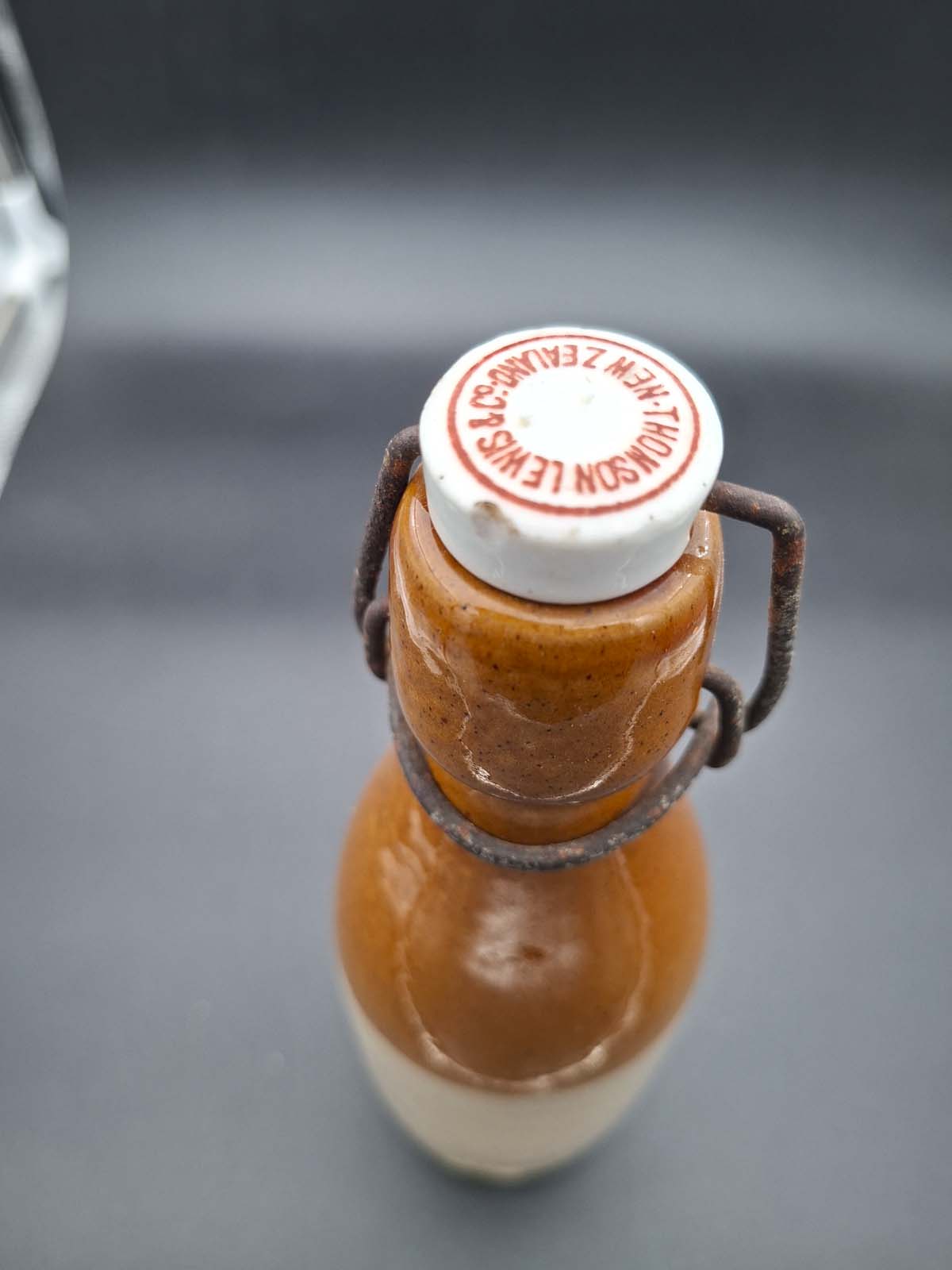 Thomson Lewis Wellington, Wanganui & Petone Ginger Beer Bottle - Image 7