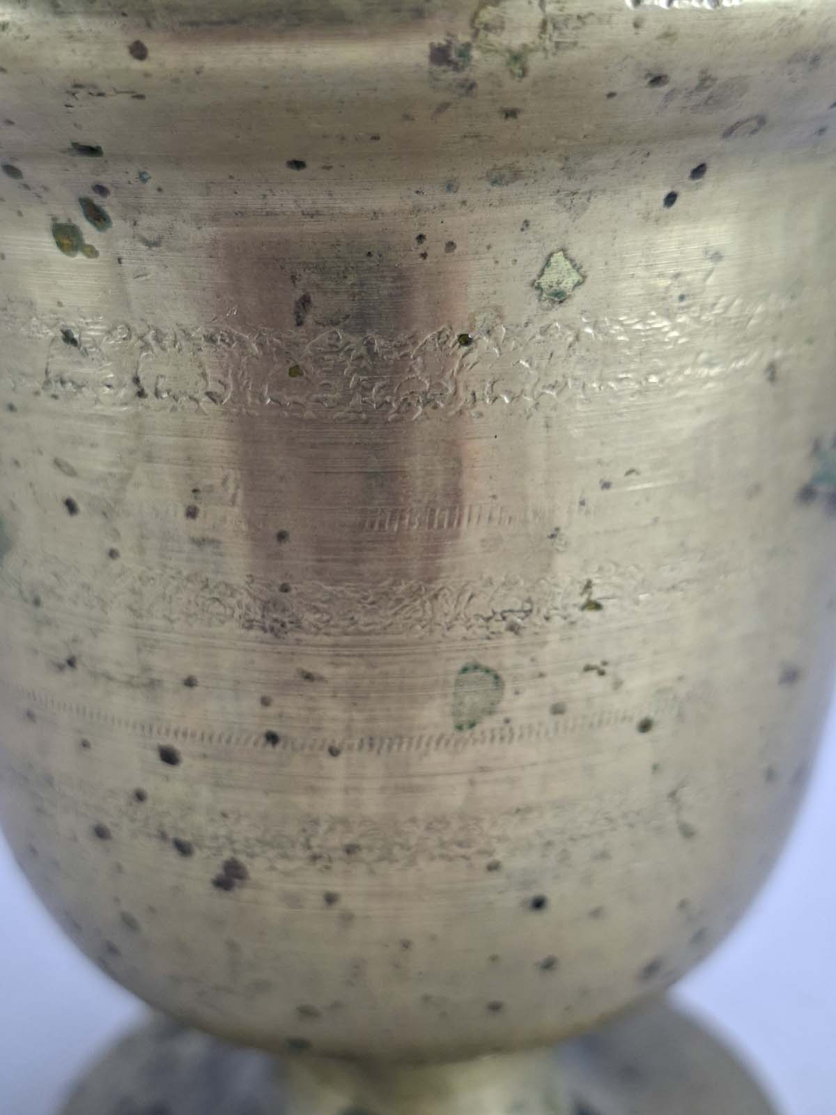 An Early Brass Mortar & Pestle - Image 5