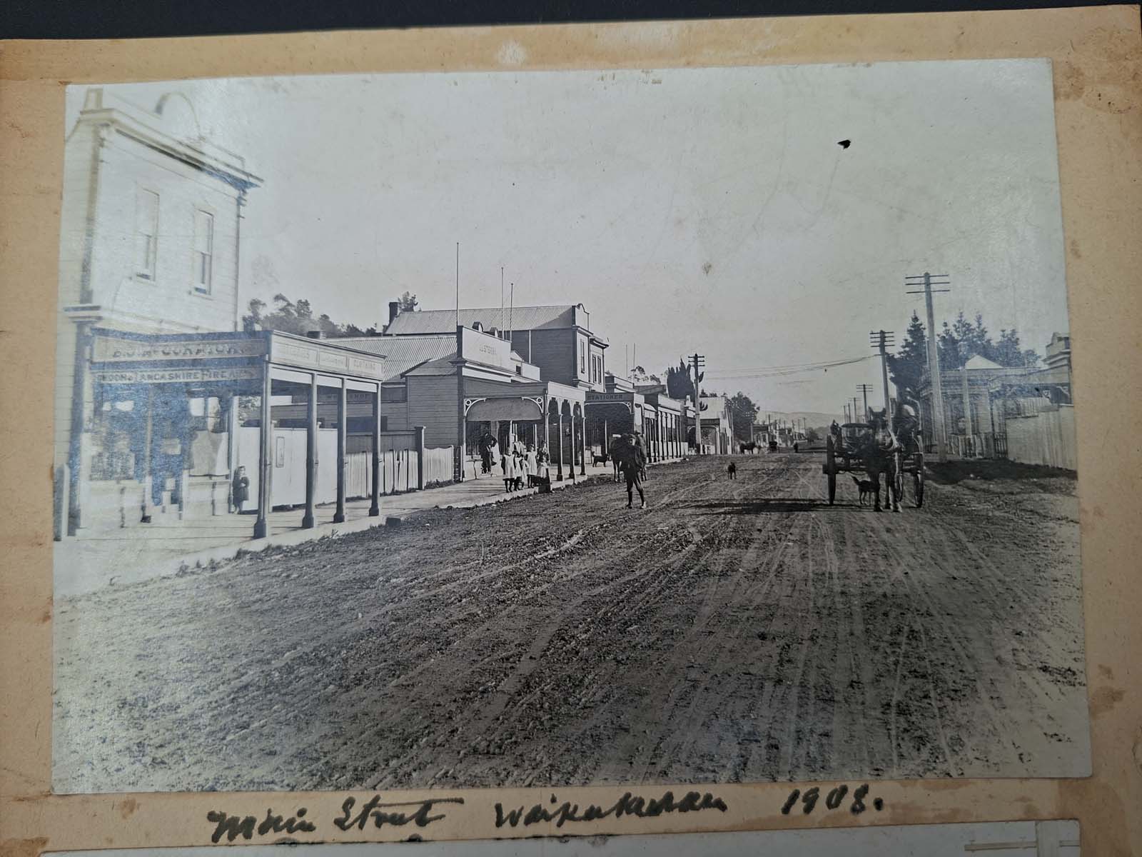 Pair of Early Photographs of Waipukurau (1908) - Image 2