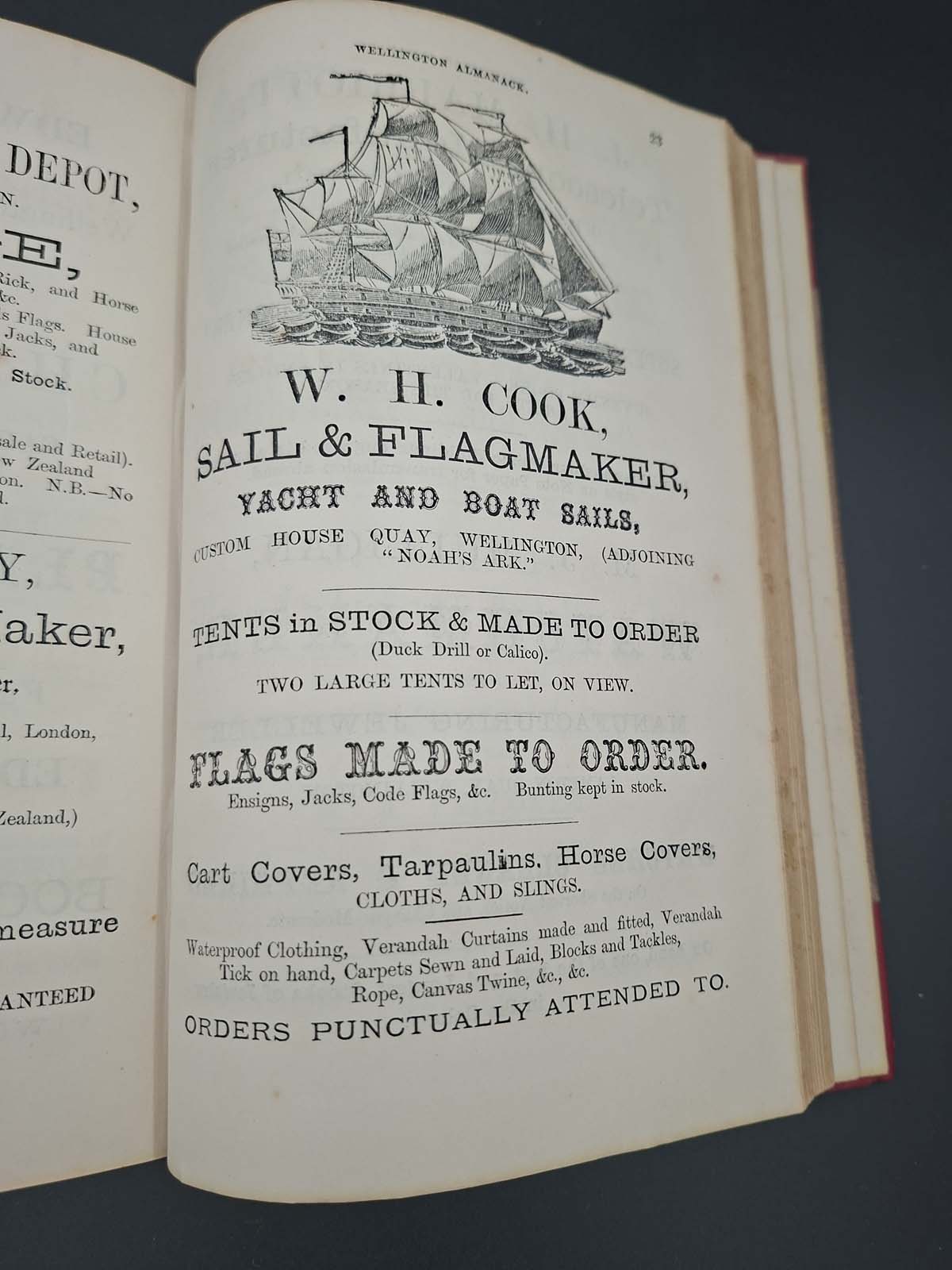 Wellington Almanac Book 1879 - Image 5