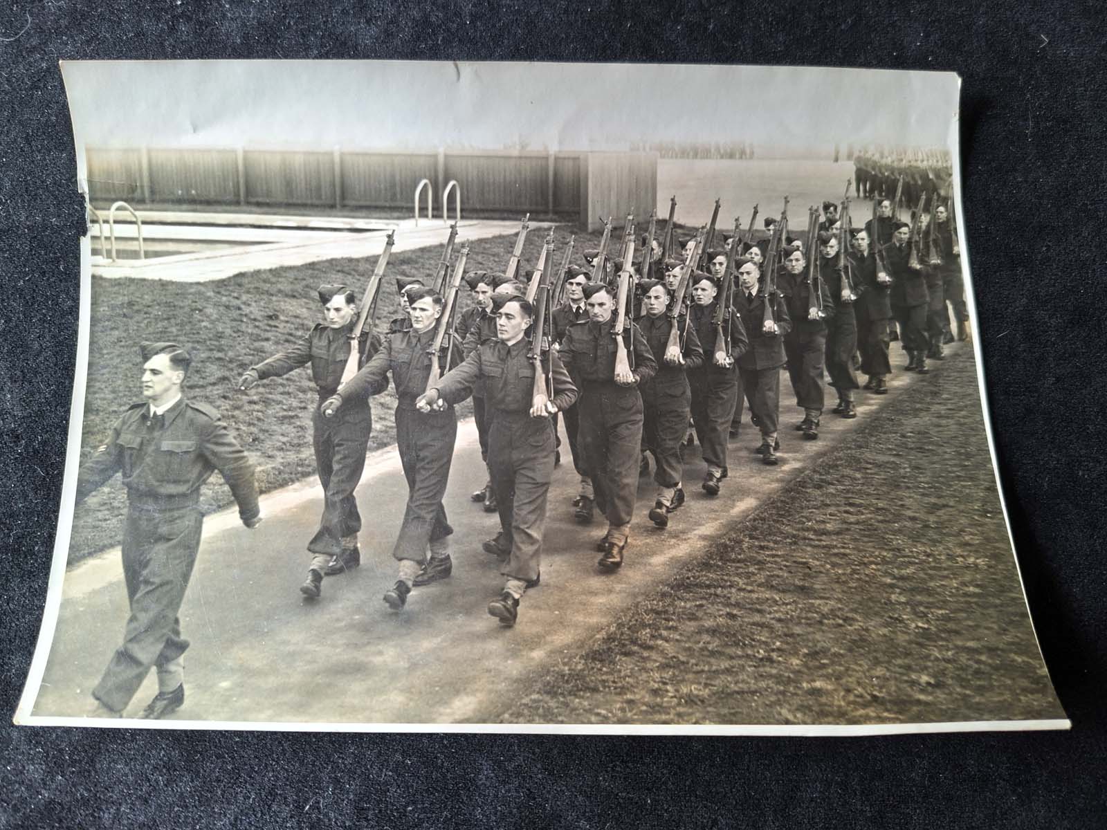 Photograph of Flight 6 on Parade Harewood June 1944
