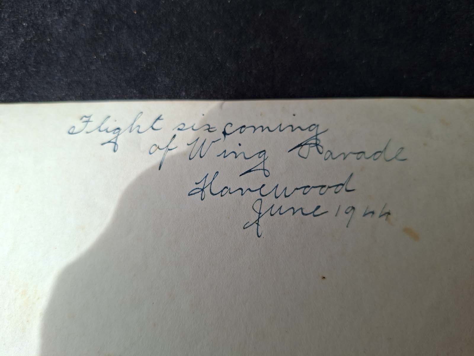 Photograph of Flight 6 on Parade Harewood June 1944 - Image 3