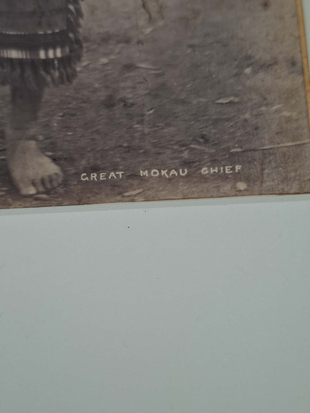 2 Burton Brothers Photographs, Chief Te Rangituataka (Great Mokau Chief) & Samoans - Image 4