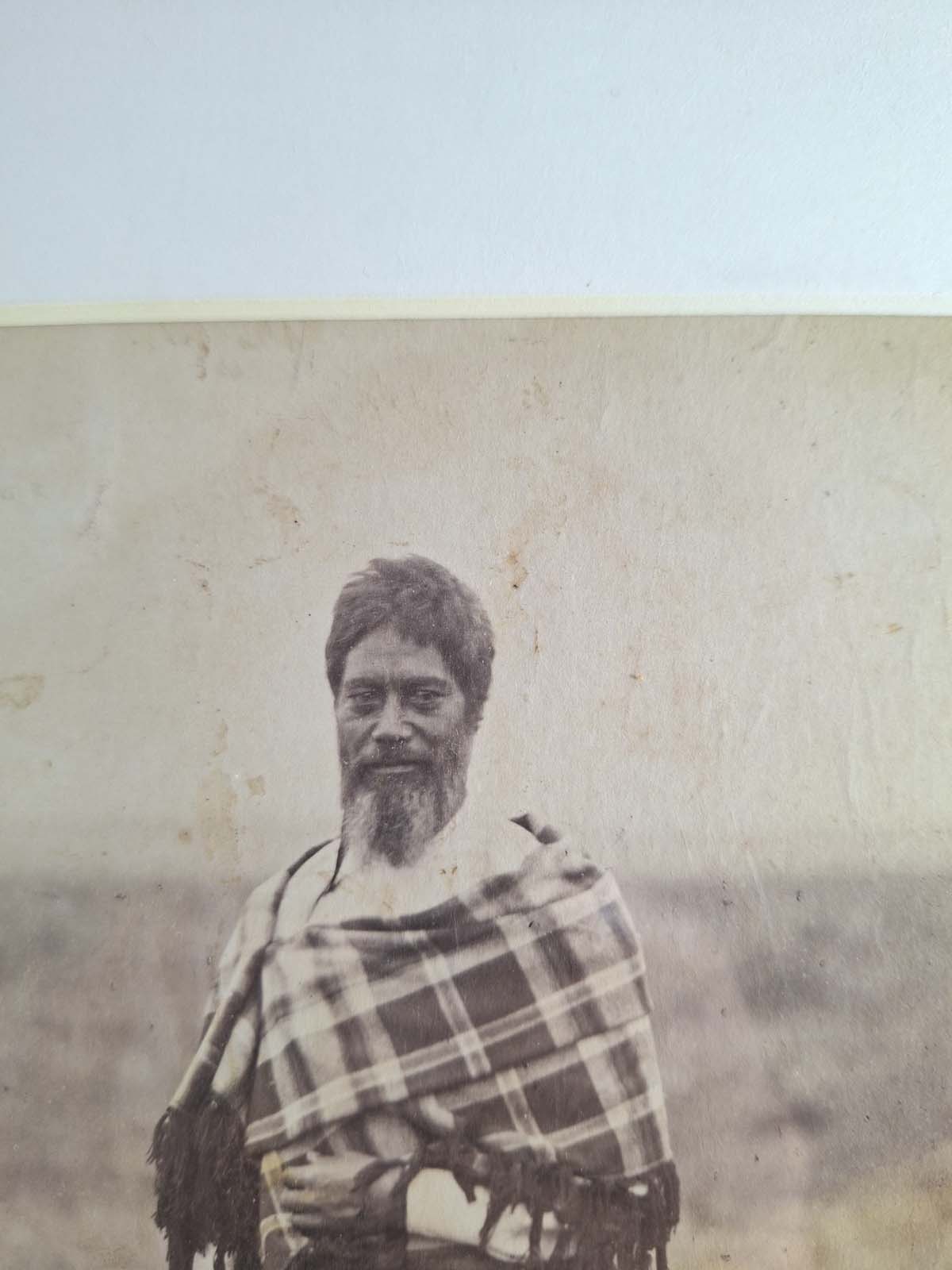 2 Burton Brothers Photographs, Chief Te Rangituataka (Great Mokau Chief) & Samoans - Image 8