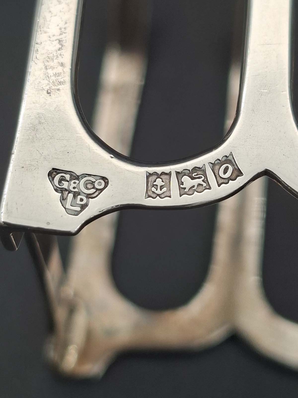 Sterling Silver 4 Slice Toast Rack by Garrard & Co Ltd - Image 4