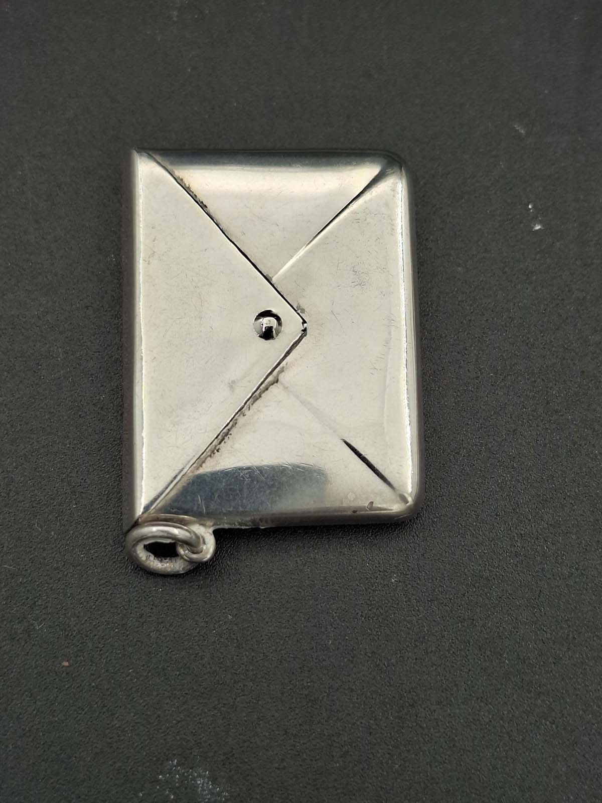 Sterling Silver Stamp Case 1913 - Image 2