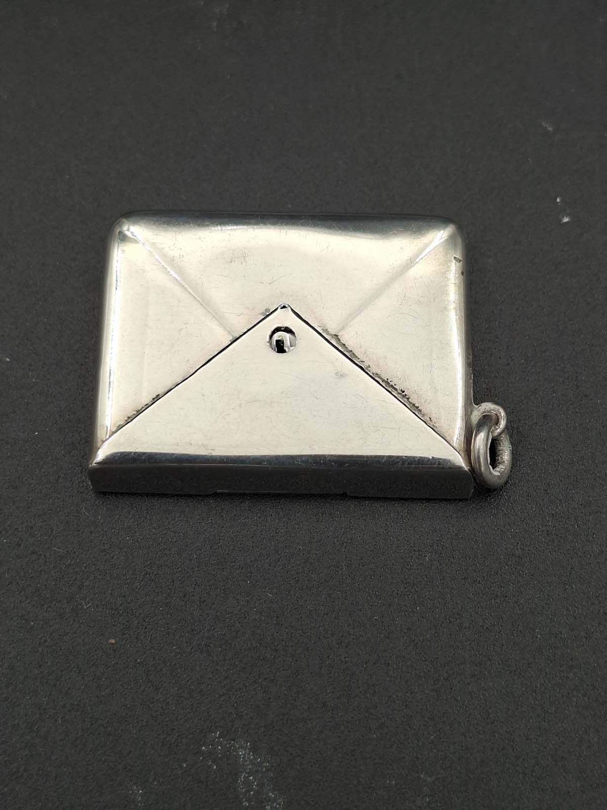 Sterling Silver Stamp Case 1913 - Image 3