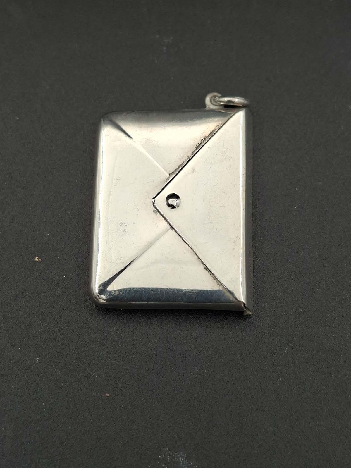 Sterling Silver Stamp Case 1913 - Image 4