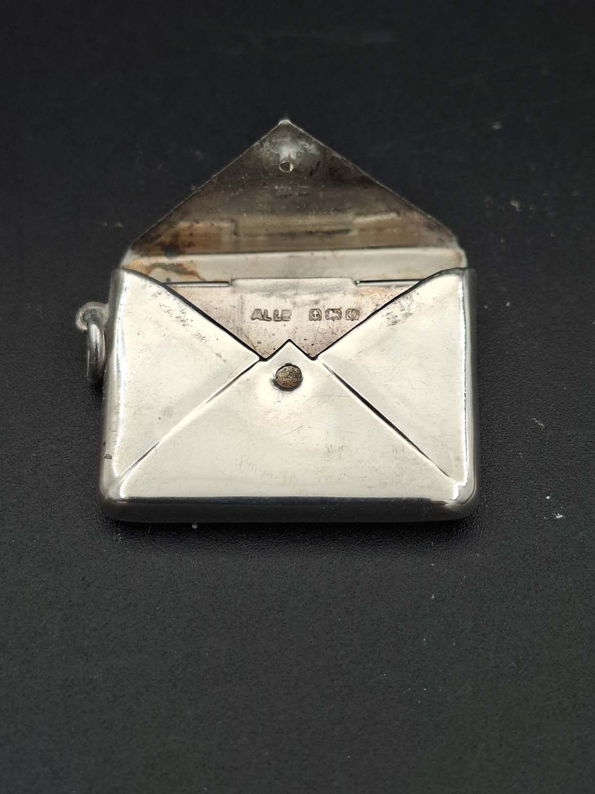 Sterling Silver Stamp Case 1913 - Image 6