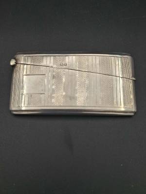 Sterling Silver Card Case 1931