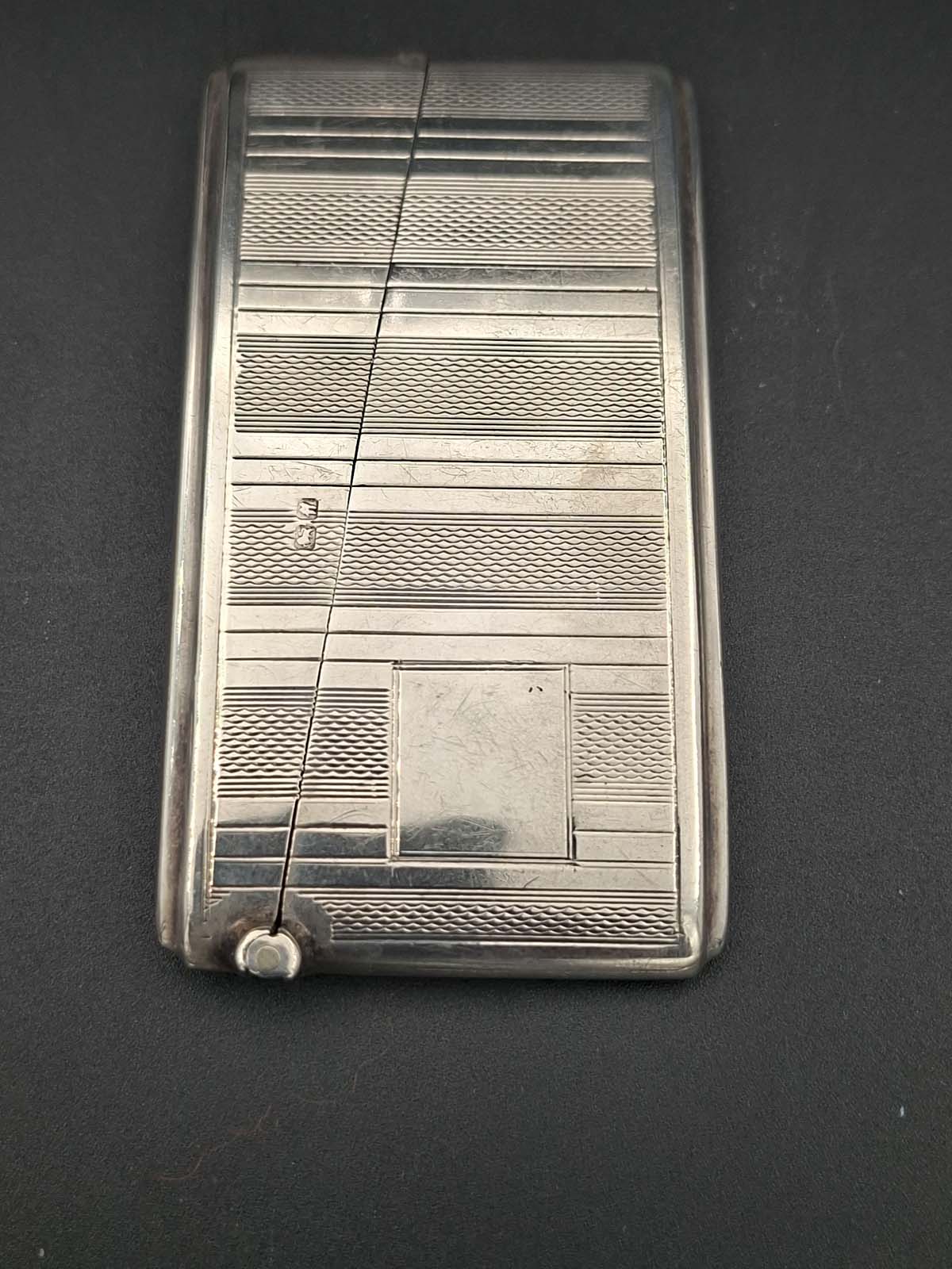Sterling Silver Card Case 1931 - Image 2