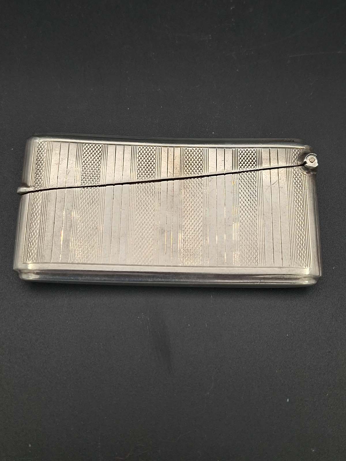 Sterling Silver Card Case 1931 - Image 5