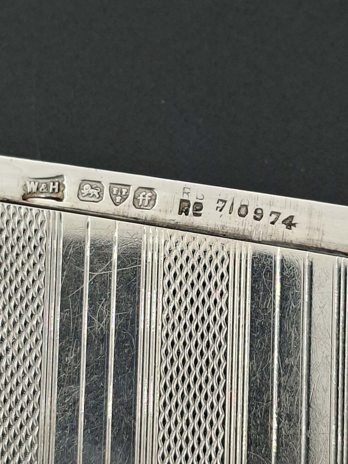 Sterling Silver Card Case 1931 - Image 7