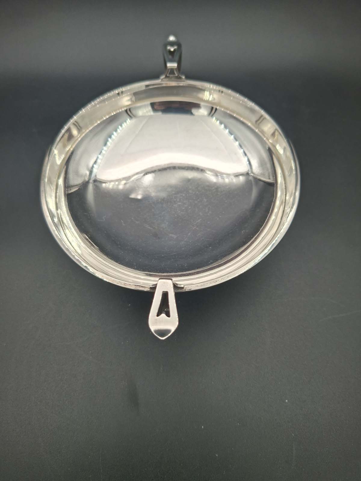 Sterling Silver Twin Handled Shallow Bowl - Image 3