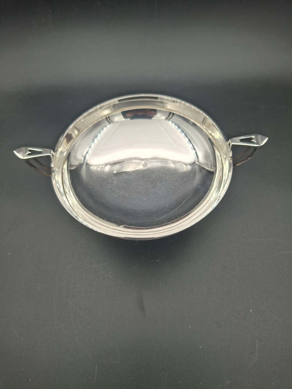 Sterling Silver Twin Handled Shallow Bowl - Image 4