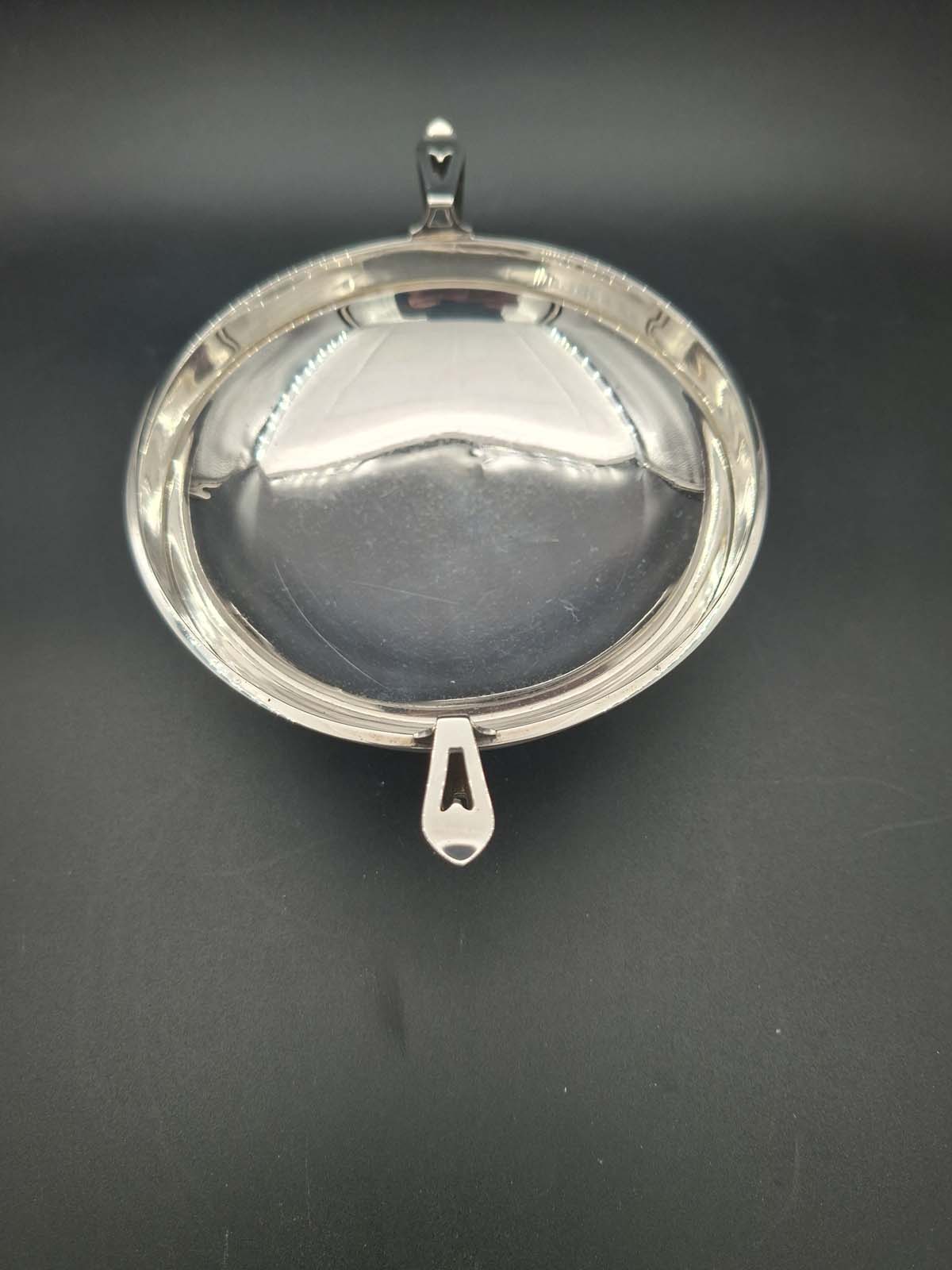 Sterling Silver Twin Handled Shallow Bowl - Image 5