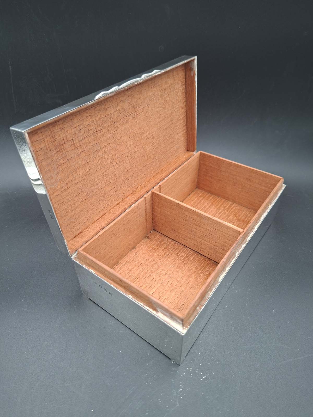 Sterling Silver Cigarette Case 1929 - Image 6