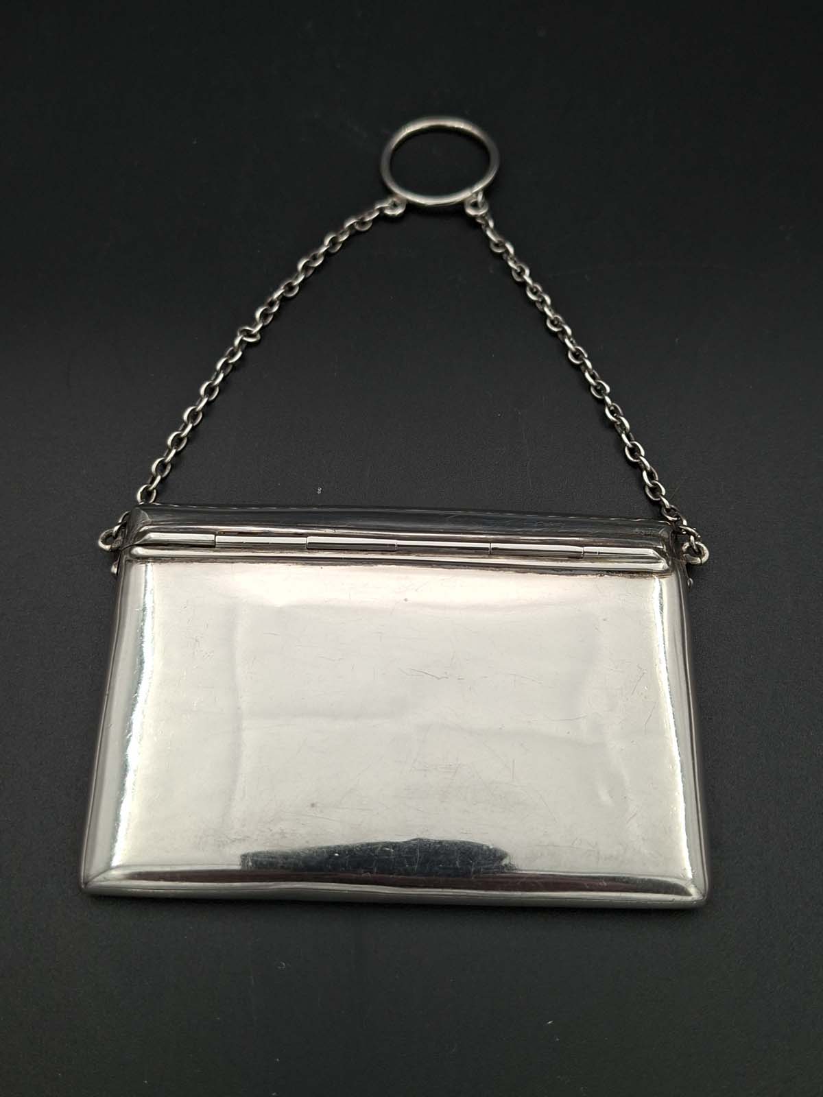 Sterling Silver Card Case Birmingham 1938 - Image 3